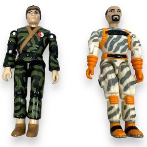 Vintage Corps by Lanard‎ Action Figures Lot of 2 Camo Dragon Han & Toxic Waste